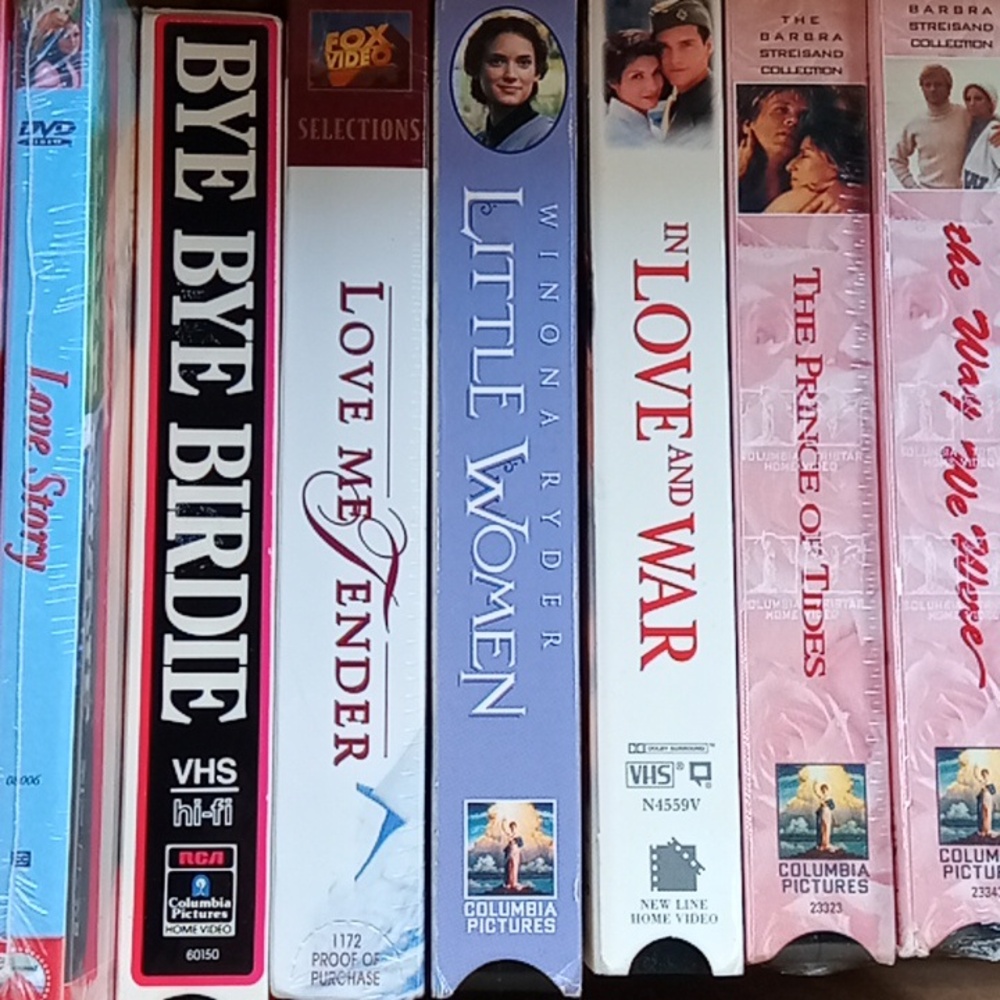VHS Tapes And DVDs Bundle